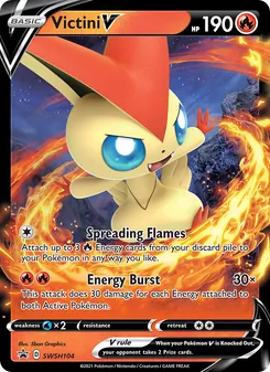 Victini V, SWSH Black Star Promos No. SWSH104 Holo