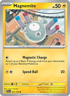 Magnemite, Paldea Evolved No. 065 Normal