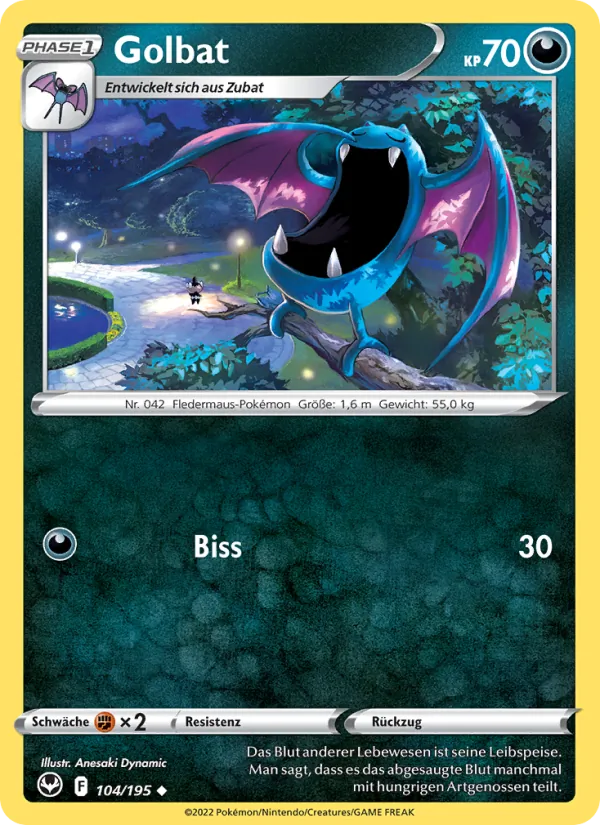 Golbat, Silberne Sturmwinde No. 104