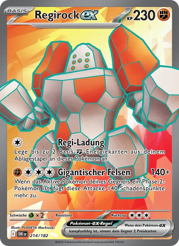 Regirock-ex, Ewige Rivalen Nº 214