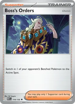 Boss's Orders, Mega Evolution No. 114 Normal