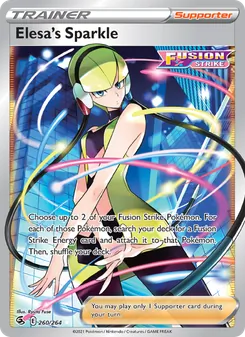 Elesa's Sparkle, Fusion Strike No. 260 Holo