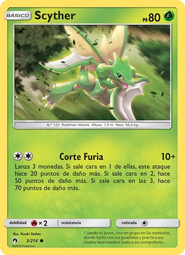 Scyther, Truenos Perdidos No. 3