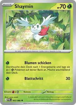 Shaymin, Optimale Ordnung Nº 003 Normal