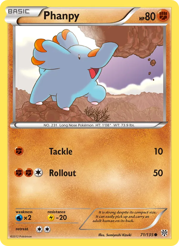 Phanpy, Plasma Storm No. 71
