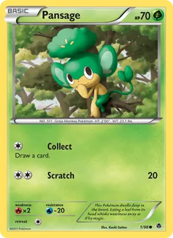 Pansage, Emerging Powers No. 1