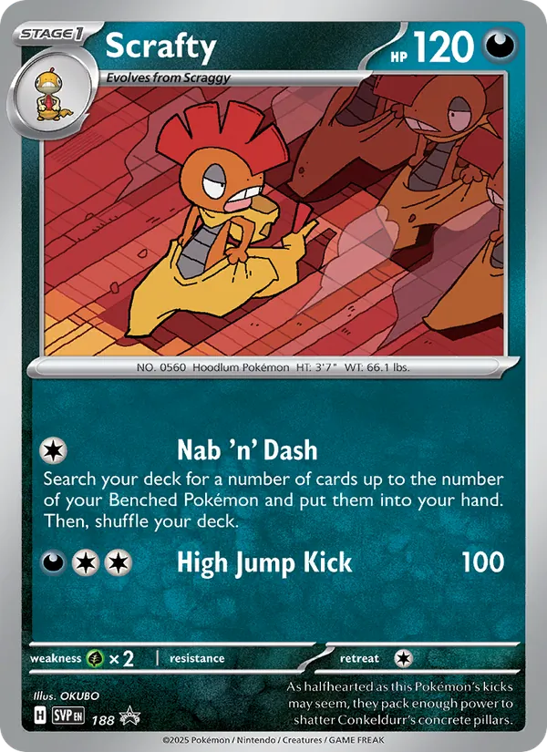 Scrafty, SVP Black Star Promos Nº 188