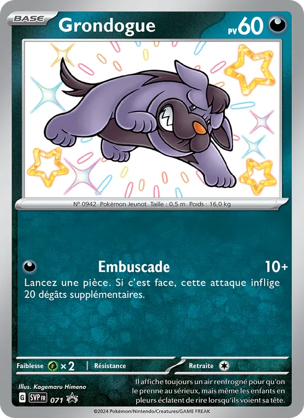 Grondogue, SVP Black Star Promos Nº 071