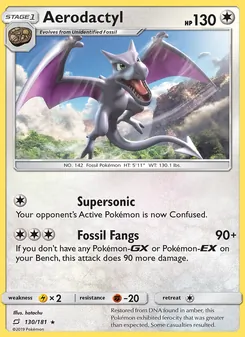 Aerodactyl, Team Up No. 130 Normal