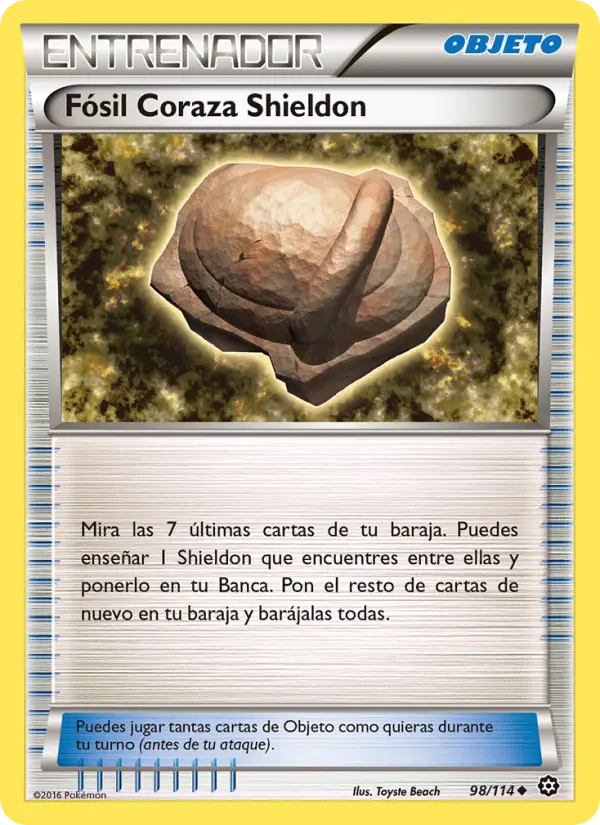 Fósil Coraza Shieldon, Asedio de Vapor No. 98