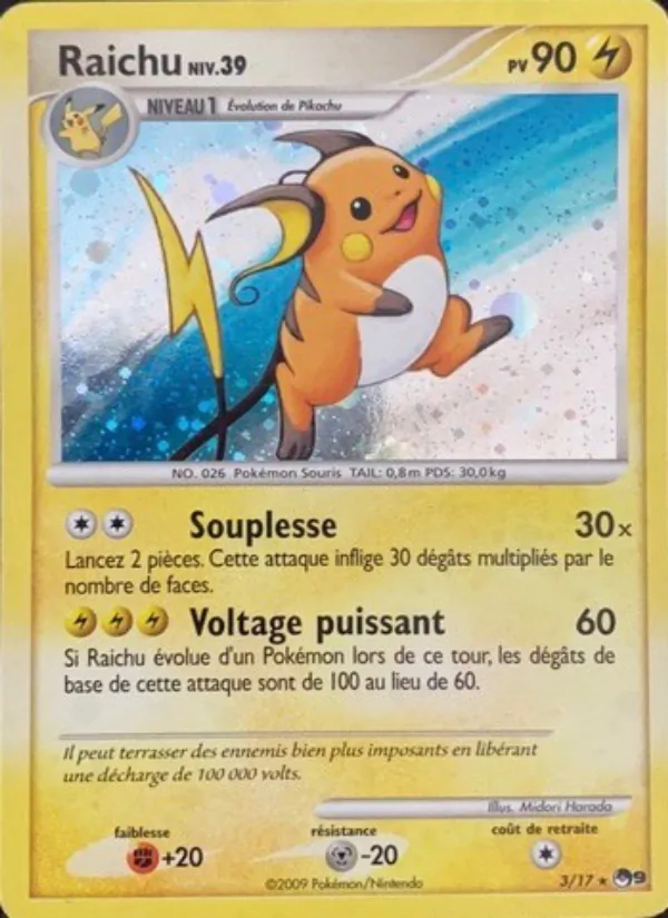 Raichu, POP Série 9 No. 3