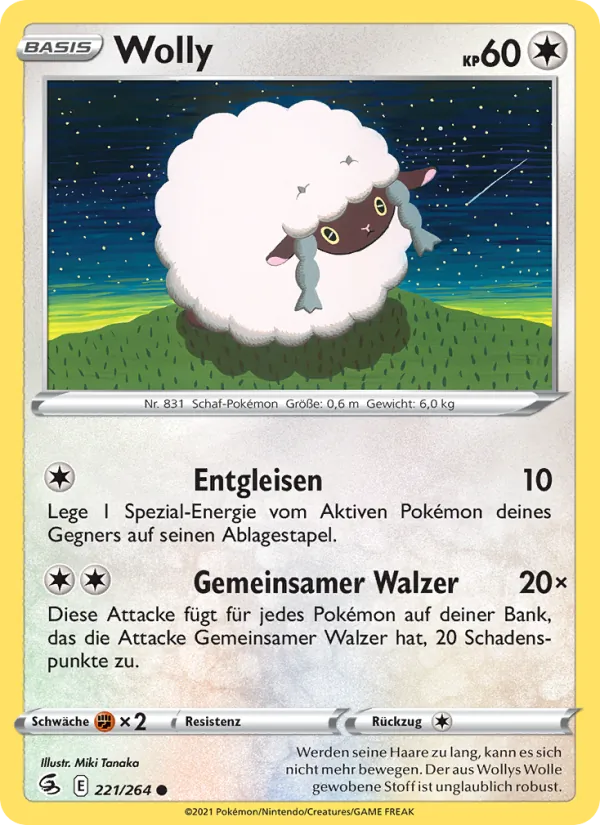 Wolly, Fusions Angriff No. 221