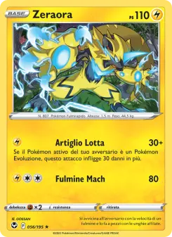 Zeraora, Tempesta Argentata Nº 056 Normal