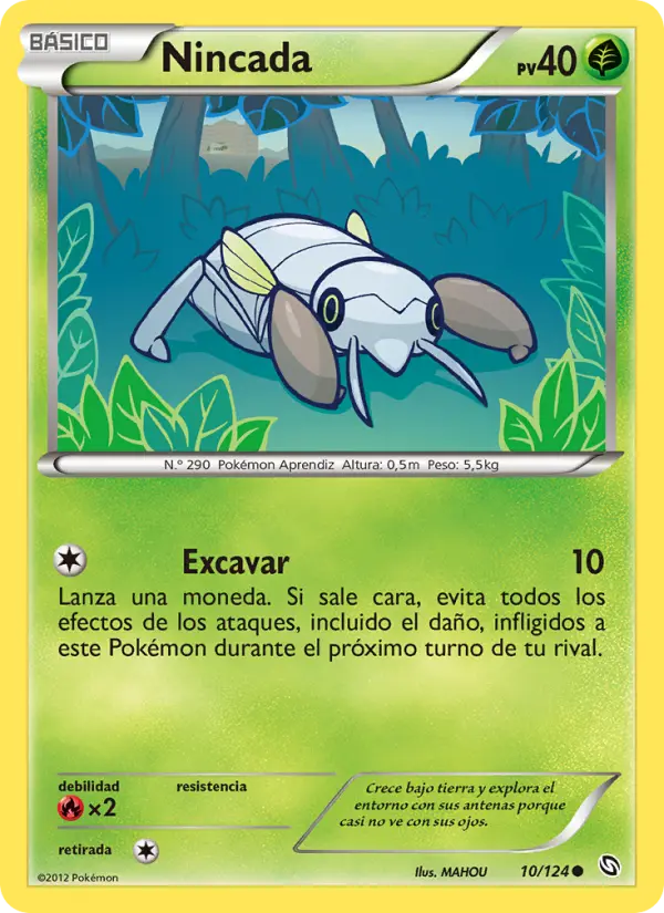 Nincada, Dragones Majestuosos Nº 10