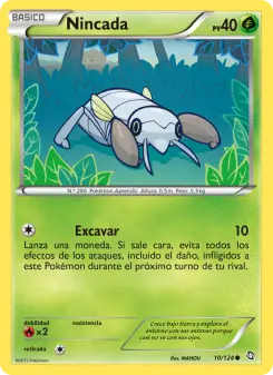 Nincada, Dragones Majestuosos No. 10 Normal