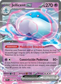 Jellicent ex, Llama Blanca No. 045 Holo