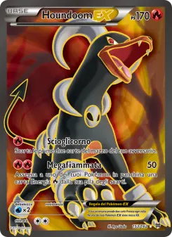 Houndoom EX, Turbo Blitz Nº 153 Normal