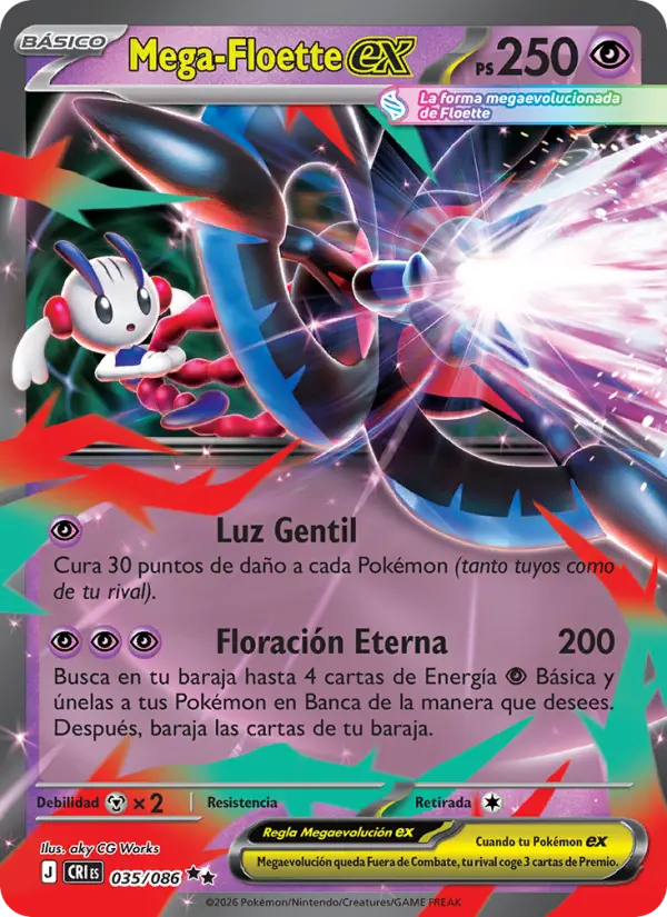 Mega-Floette ex, Caos Creciente No. 035