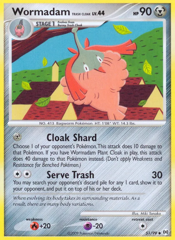 Wormadam Trash Cloak, Arceus No. 51