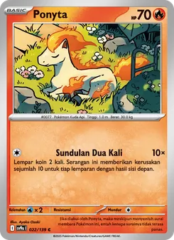 Ponyta, Ikatan Takdir Nº 022 Normal