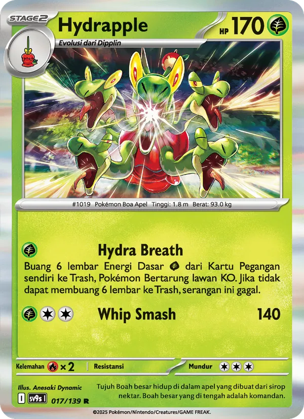 Hydrapple, Ikatan Takdir Nº 017