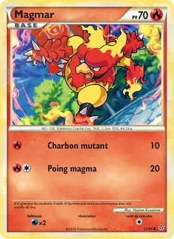 Magmar, Déchaînement Nº 52 Normal