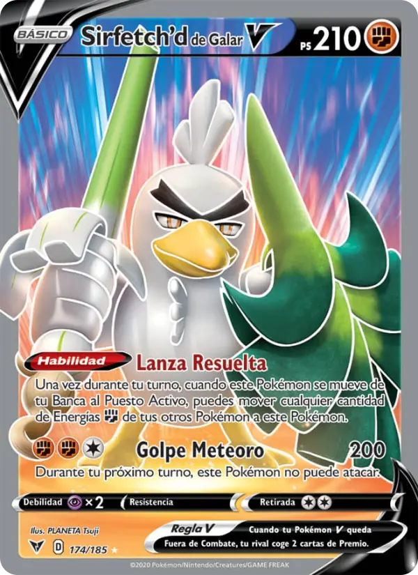Sirfetch'd de Galar V, Voltaje Vívido No. 174