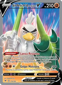 Sirfetch'd de Galar V, Voltaje Vívido No. 174 Holo