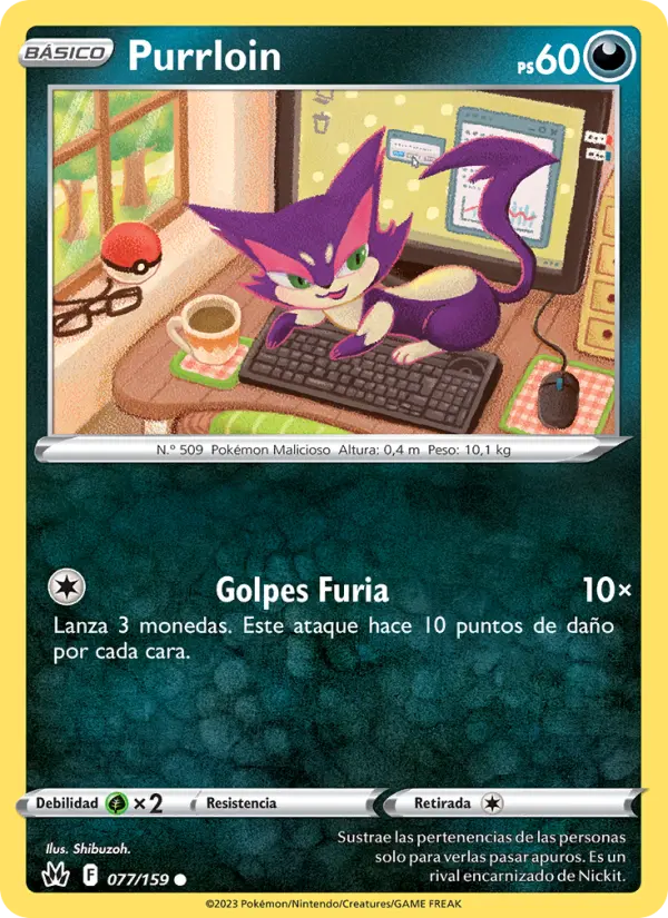Purrloin, Cenit Supremo Nº 077