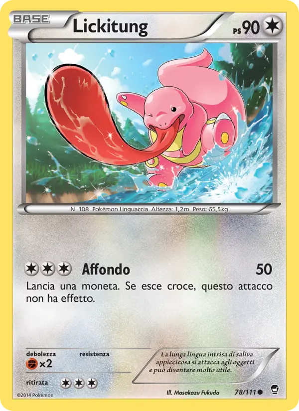 Lickitung, Colpi Furiosi No. 78
