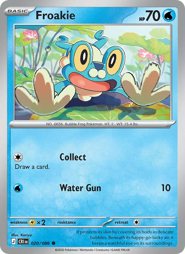 Froakie, Chaos Rising Nº 020