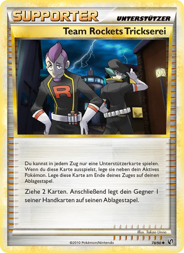 Team Rockets Trickserei, Unerschrocken No. 78