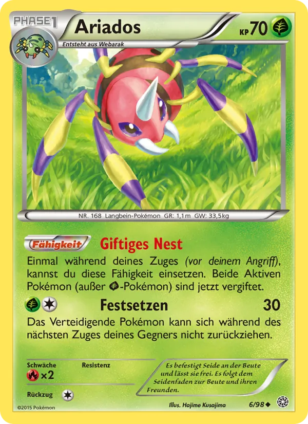 Ariados, Ewiger Anfang Nº 6