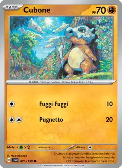 Cubone, Avventure Insieme No. 076 Normal