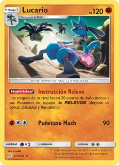 Lucario, Mentes Unidas Nº 117 Normal