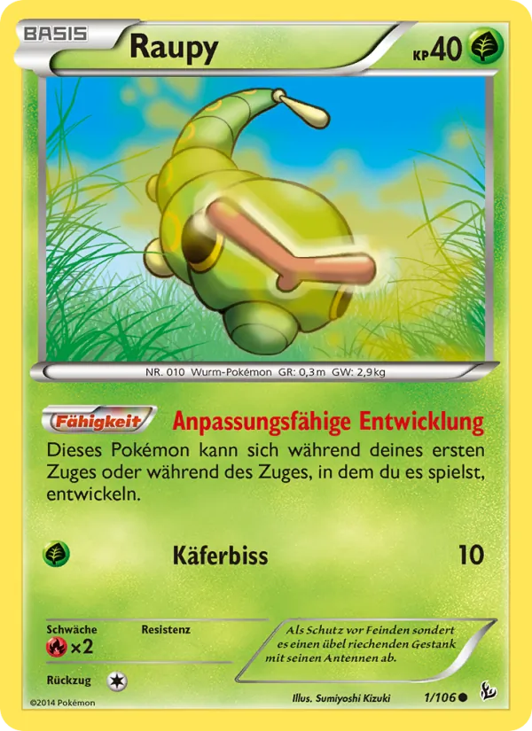 Raupy, Flammenmeer No. 1