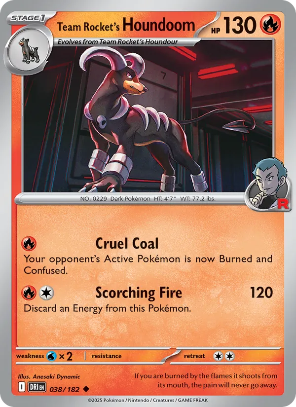 Team Rocket's Houndoom, Destined Rivals No. 038