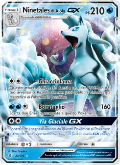 Ninetales di Alola GX, Guardiani Nascenti No. 22 Normal