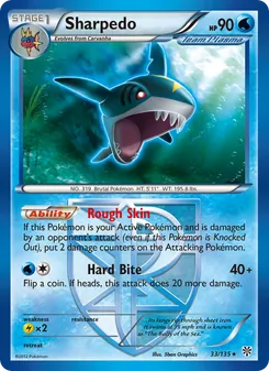 Sharpedo, Plasma Storm Nº 33 Normal