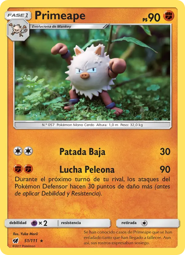 Primeape, Invasión Carmesí Nº 51
