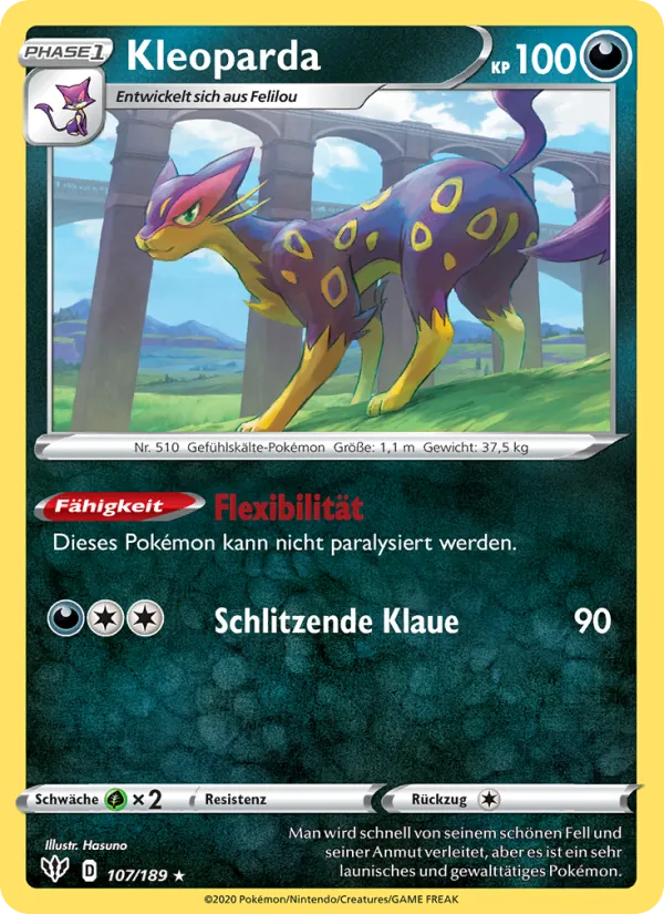Kleoparda, Flammende Finsternis No. 107