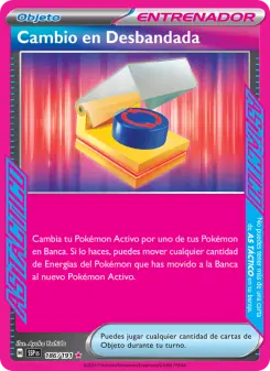 Cambio en Desbandada, Chispas Fulgurantes Nº 186 Holo