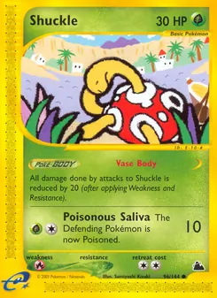 Shuckle, Skyridge No. 96 Normal
