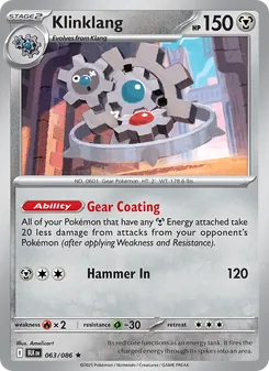 Klinklang, Black Bolt No. 063 Holo