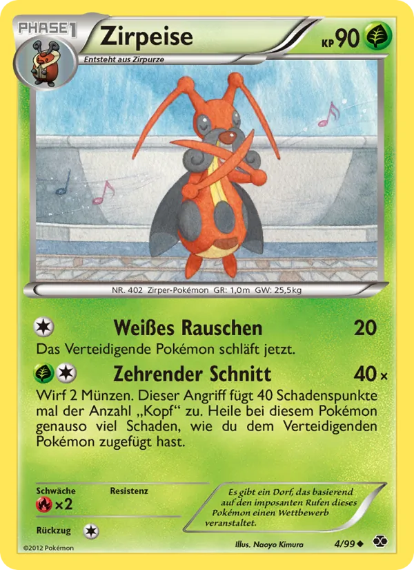 Zirpeise, Kommende Schicksale Nº 4