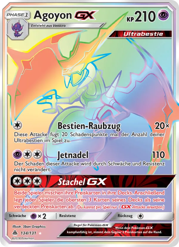 Agoyon GX, Grauen Der Lichtfinsternis No. 134