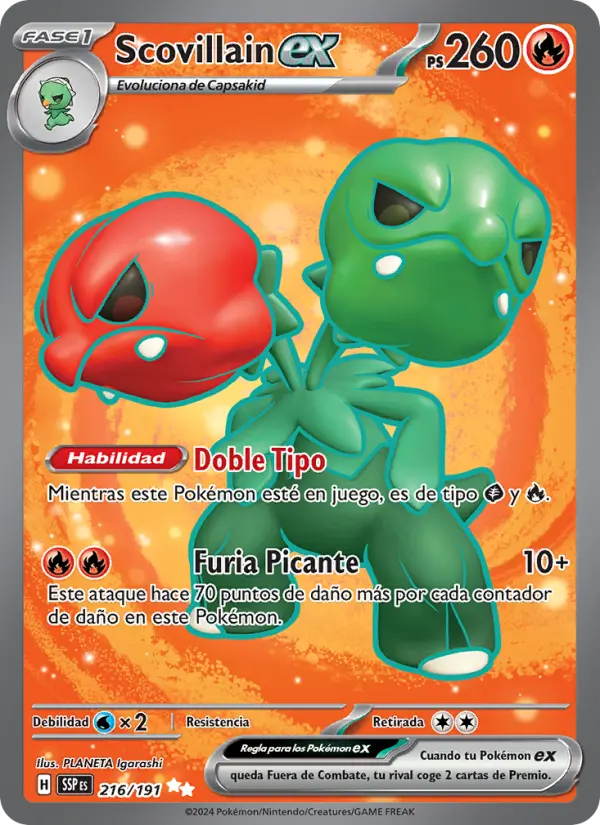 Scovillain ex, Chispas Fulgurantes No. 216