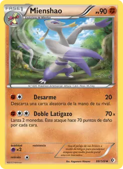 Mienshao, Fronteras Cruzadas Nº 88 Normal
