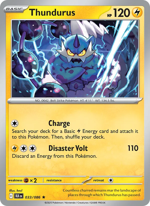 Thundurus, Black Bolt Nº 033