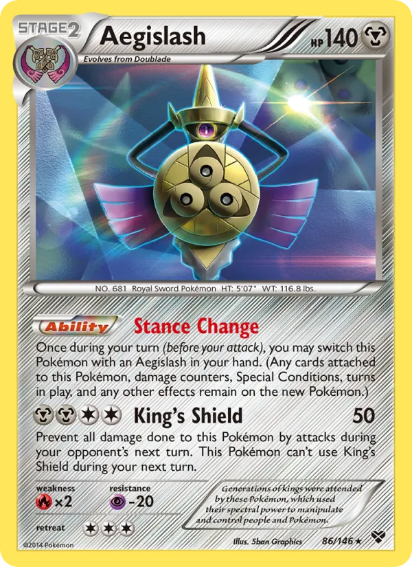 Aegislash, XY No. 86